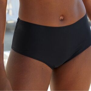 Aerie classic Full coverage Mid Rise Bikini swim Bottom Ladies size xxl Black